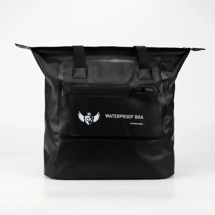 Unisex adventure travel tote bag. Water-resistant shoulder bag for hiking, beach, and urban exploration.