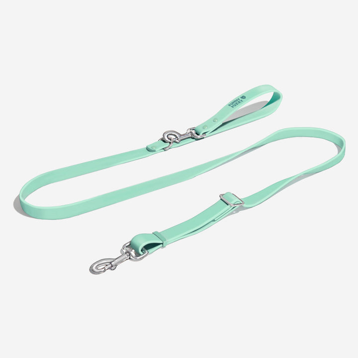 Outdoor gear: hands-free gummy dog leash, adjustable, waterproof, and antibacterial for active dogs