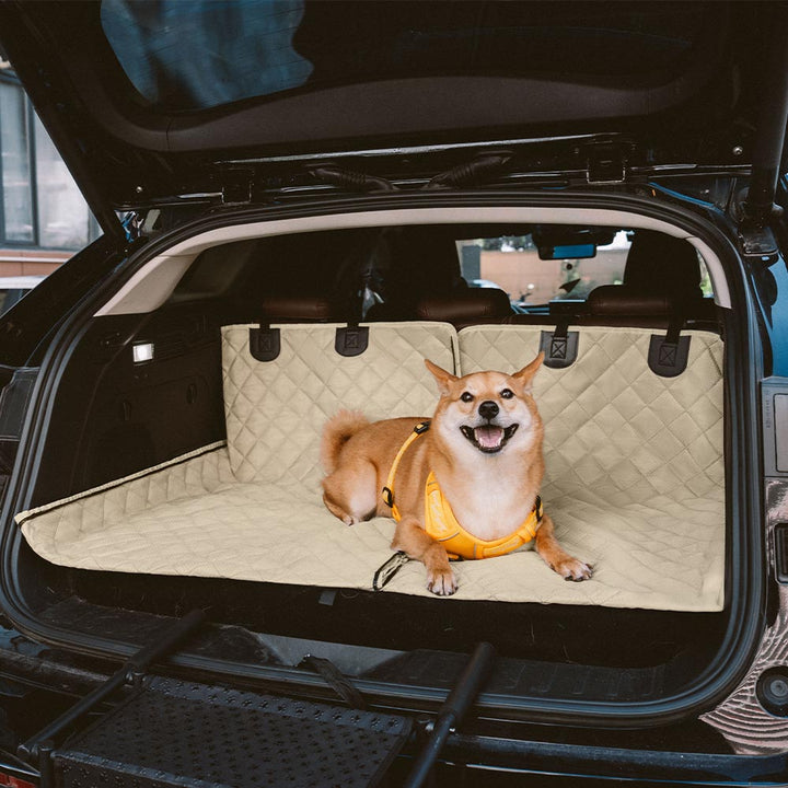 Durable pet protector car seat cover for dogs, convertible and easy to install for pet travel