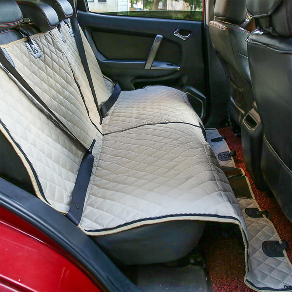 Durable car pet protector for back seats, ensuring clean travel with a waterproof and universal fit