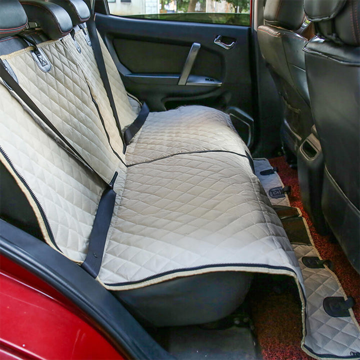Durable car pet protector for back seats, ensuring clean travel with a waterproof and universal fit