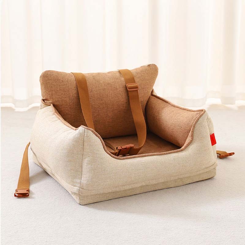 Premium pet travel seat, unisex waterproof design for dog comfort and safety