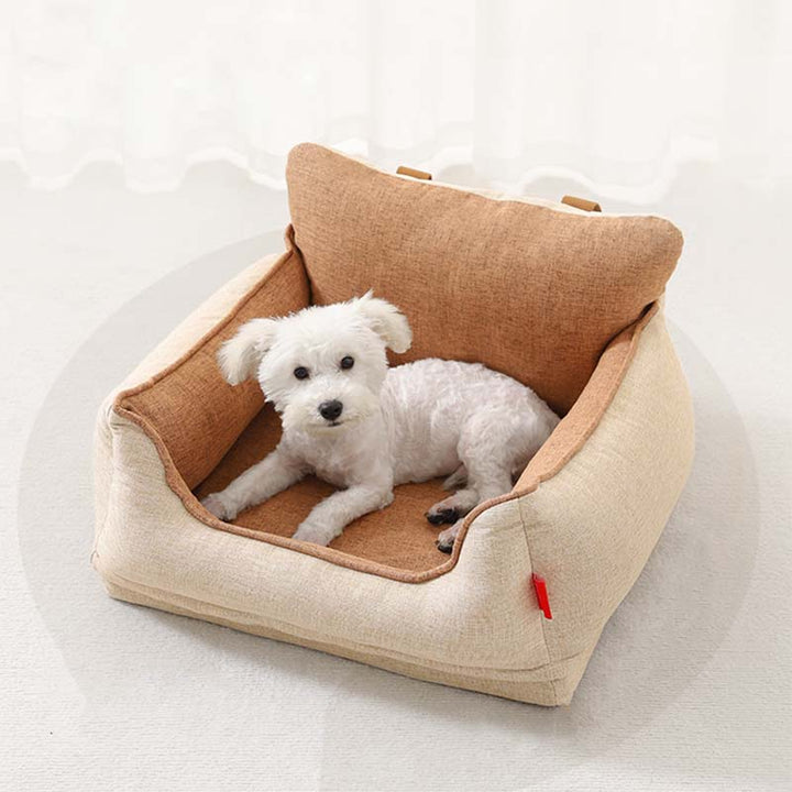 Unisex dog car safety seat, comfortable and waterproof for ultimate pet protection