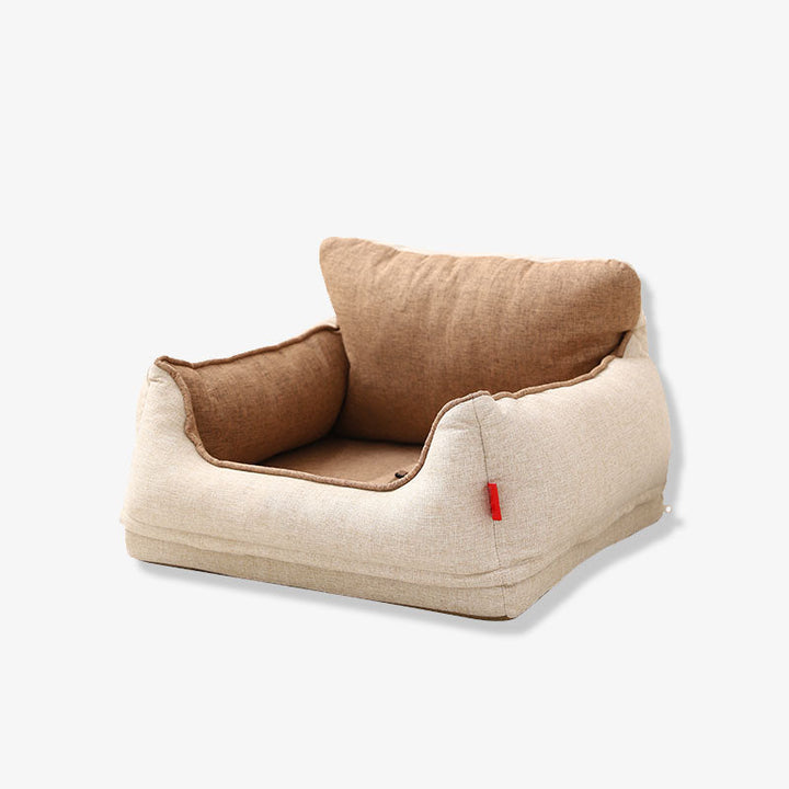 Waterproof pet travel bed, unisex design for dogs, ensuring a safe and clean ride