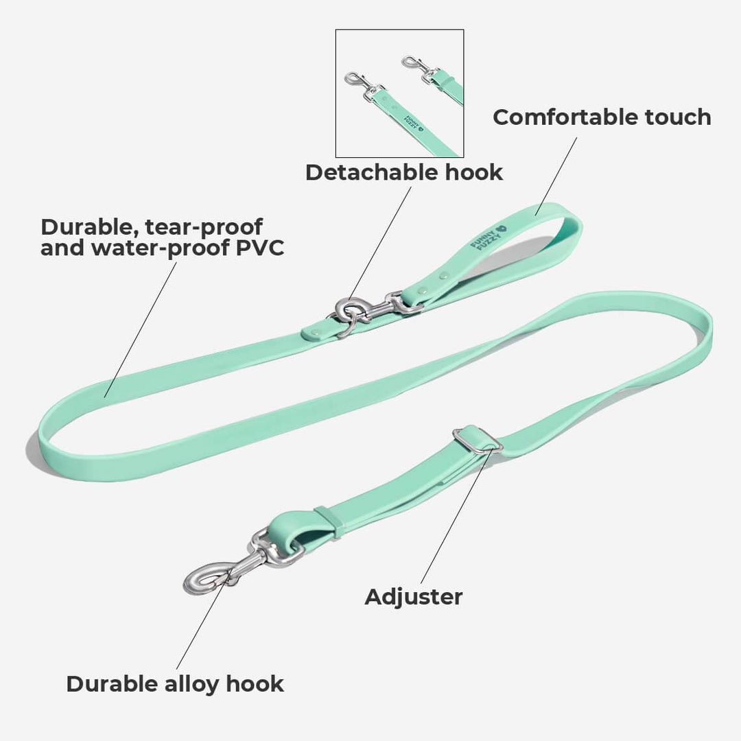 High-quality waterproof dog leash and antibacterial no-pull harness for pets