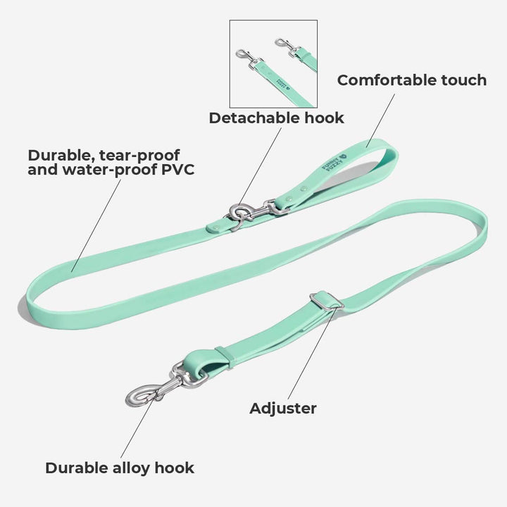 High-quality waterproof dog leash and antibacterial no-pull harness for pets