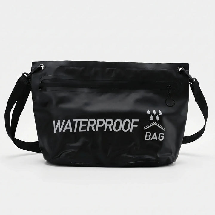 Rugged outdoor gear: waterproof dry bag for hiking, camping, and adventure travel. Essential for keeping items dry.