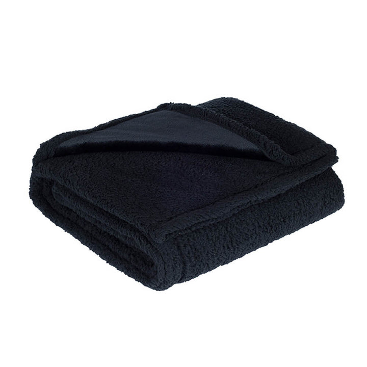 Cozy dog blanket, unisex waterproof flannel sherpa fleece, ideal for pet beds and easy to wash