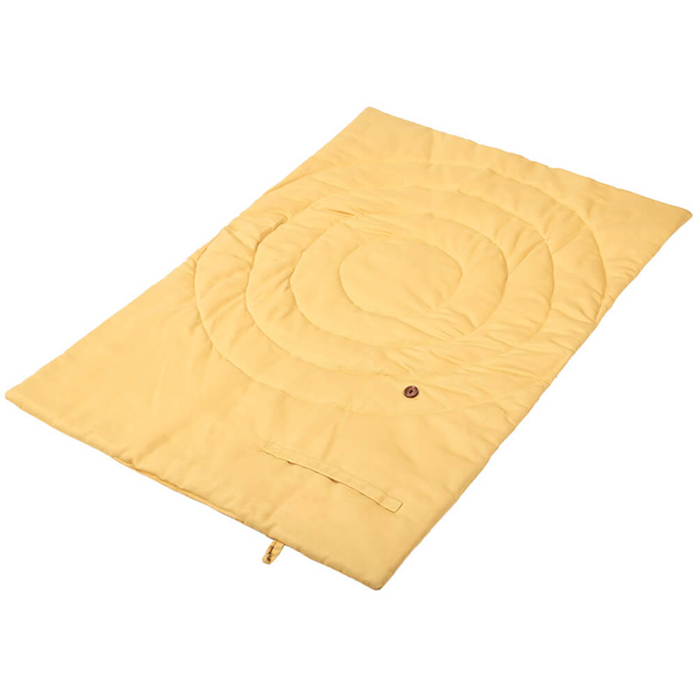 Portable pet car seat mat, waterproof & foldable for easy storage. Ideal dog travel accessory.