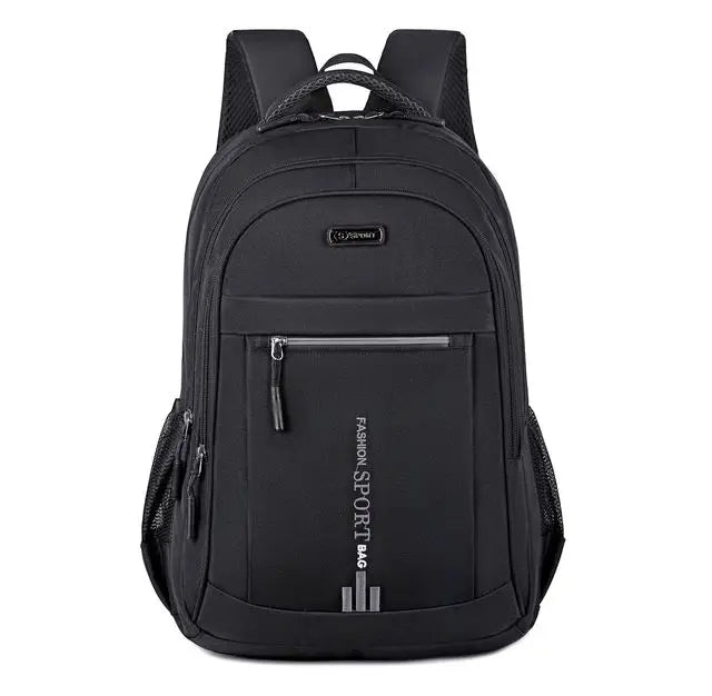 Sleek unisex multi-compartment waterproof backpack, great for travel, commute, and outdoor adventures.