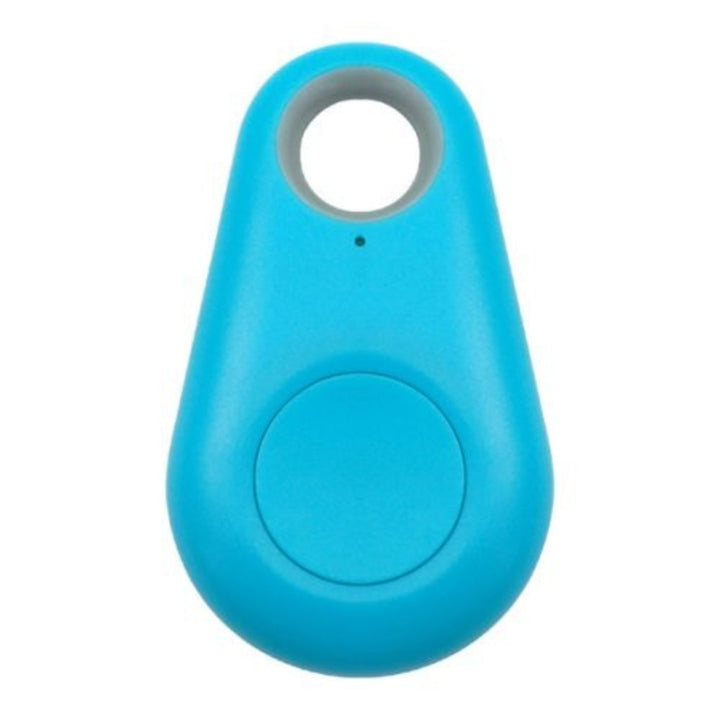 Close-up of pet GPS tracker on a collar, showing compact size and robust build for active pets