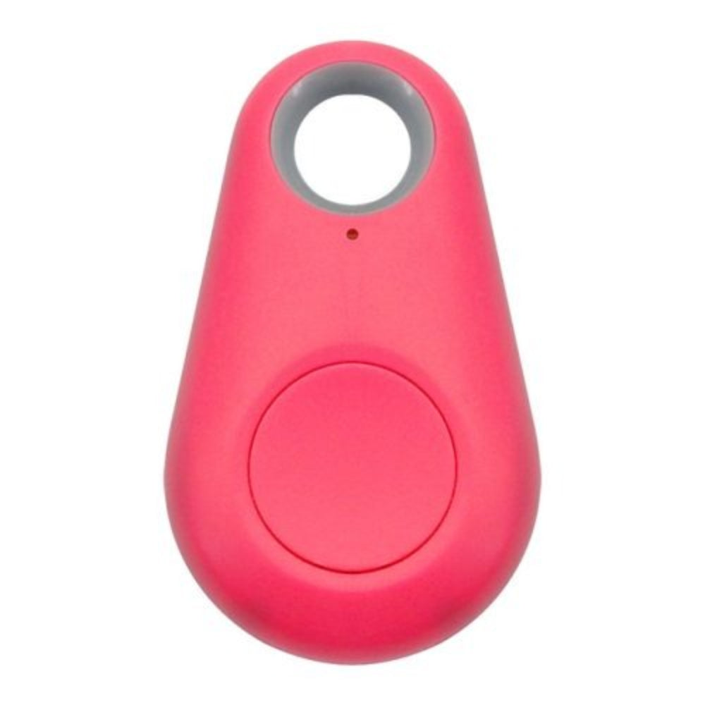 Waterproof pet GPS tracker and activity monitor attached to a brown dog collar, secure and lightweight