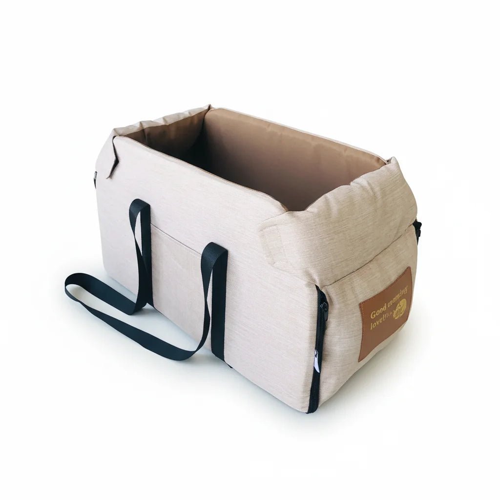 Car pet bed, 2-in-1 waterproof design, Oxford fabric travel cushion for dog and cat comfort