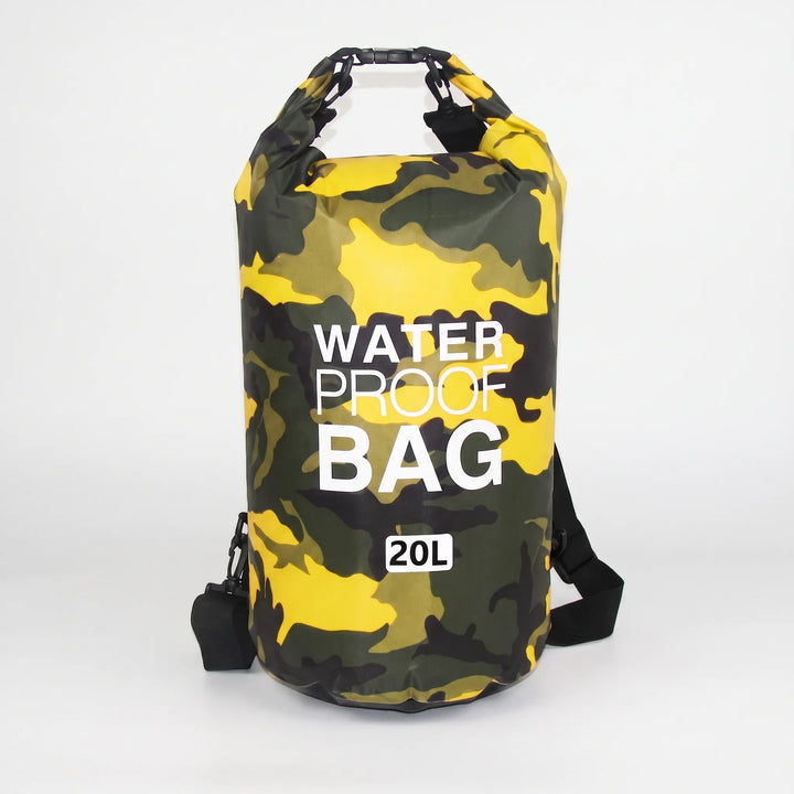 Multi-purpose dry bag backpack, an excellent choice for any water sport or camping trip.