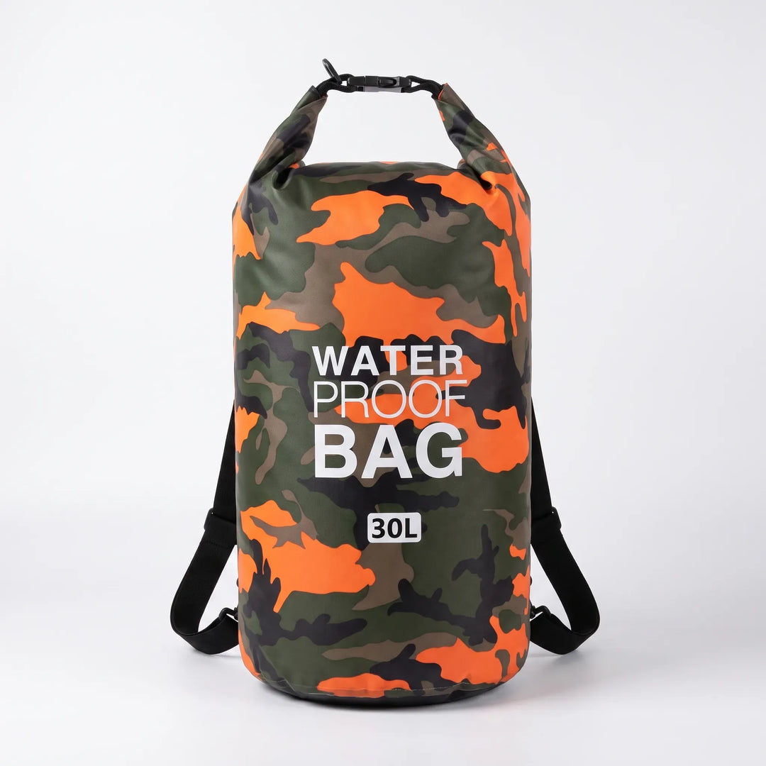 Waterproof dry bag backpack, designed for active lifestyles and extreme outdoor challenges.