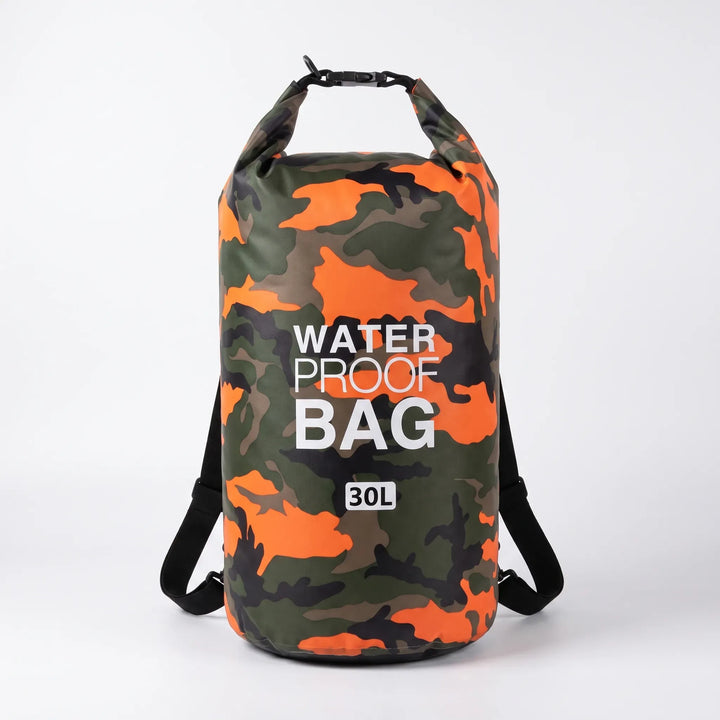 Waterproof dry bag backpack, designed for active lifestyles and extreme outdoor challenges.