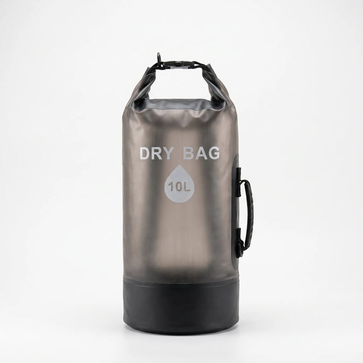 Heavy-duty waterproof dry backpack, perfect for storing essentials during camping & rafting.