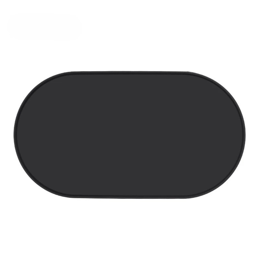 Non-slip silicone pet mat, waterproof, suitable for dog and cat food bowls, keeps mess contained