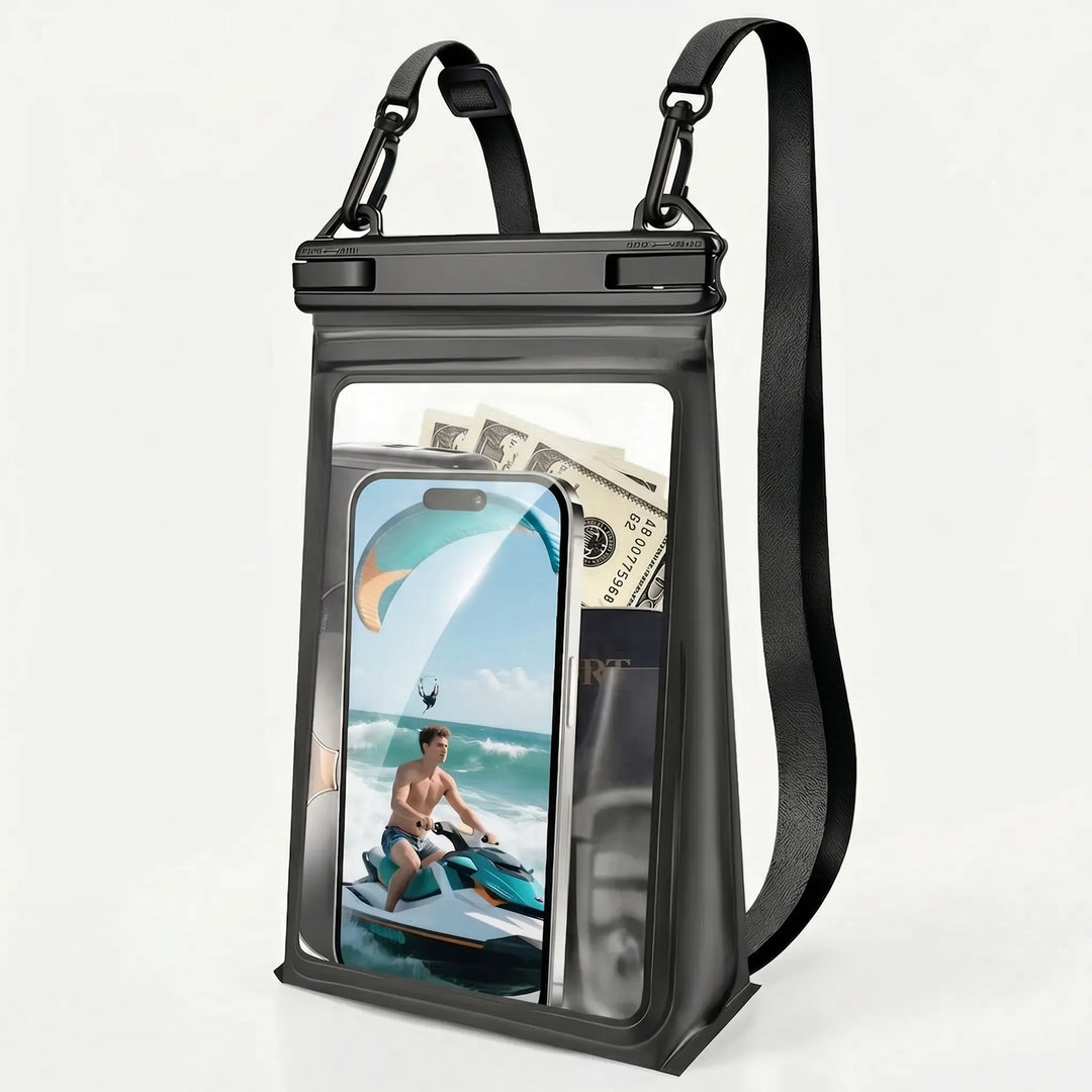 Versatile waterproof travel pouch for phones & essentials. Unisex design, perfect for any water adventure.