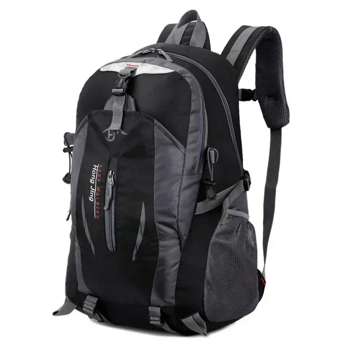 Durable waterproof travel backpack, ideal for outdoor adventures & protecting gear from rain and elements.