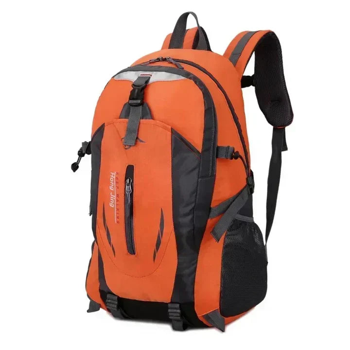 Stylish unisex travel backpack, black, designed for comfort & durability, great for daily use or long trips.