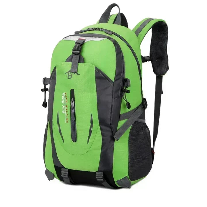 Rugged trekking & hiking backpack; waterproof, durable & comfortable for all your outdoor adventure gear.