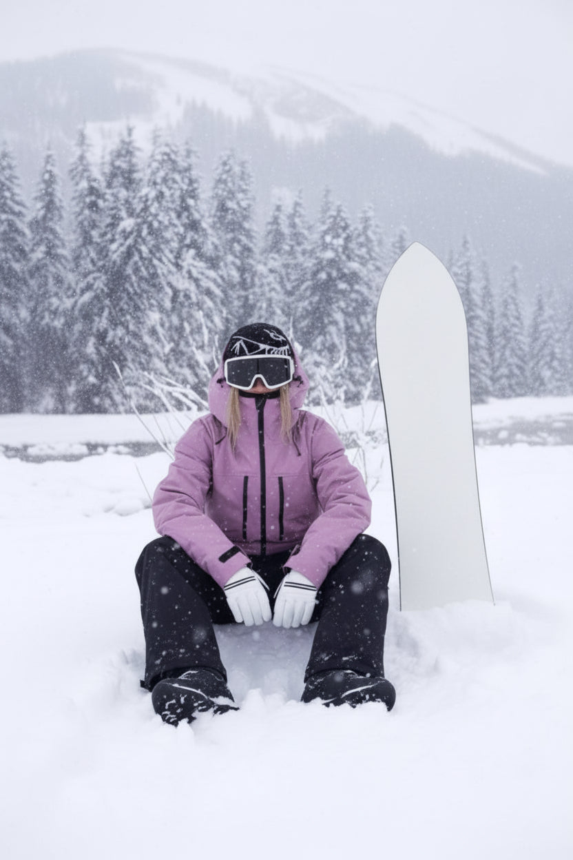 Unisex weather-resistant ski & snowboard jacket. Durable shell for cold weather, snow sports, & mountain adventures.