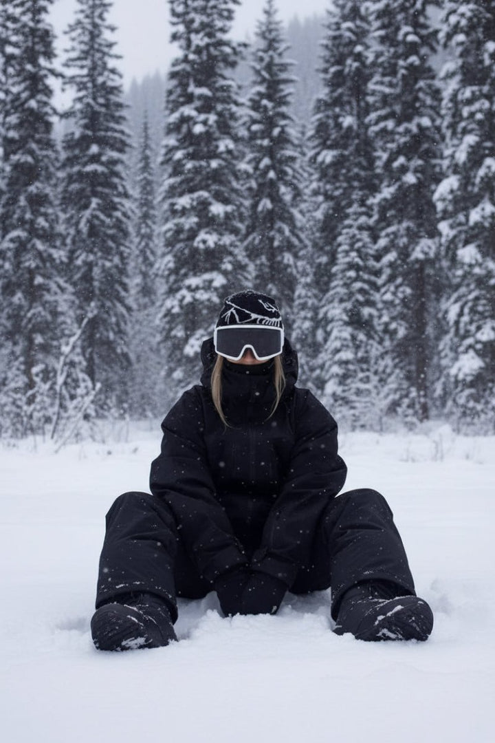 Windproof & snow proof unisex snowboard jacket. Essential outdoor gear for active snow sports & layering.