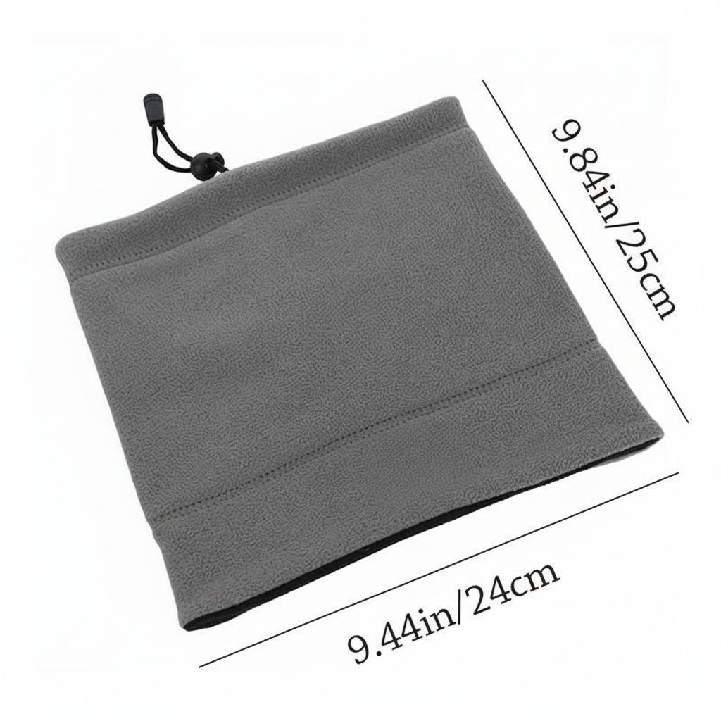 Soft, warm, and windproof neck gaiter for men & women; essential winter accessory for cold climates.