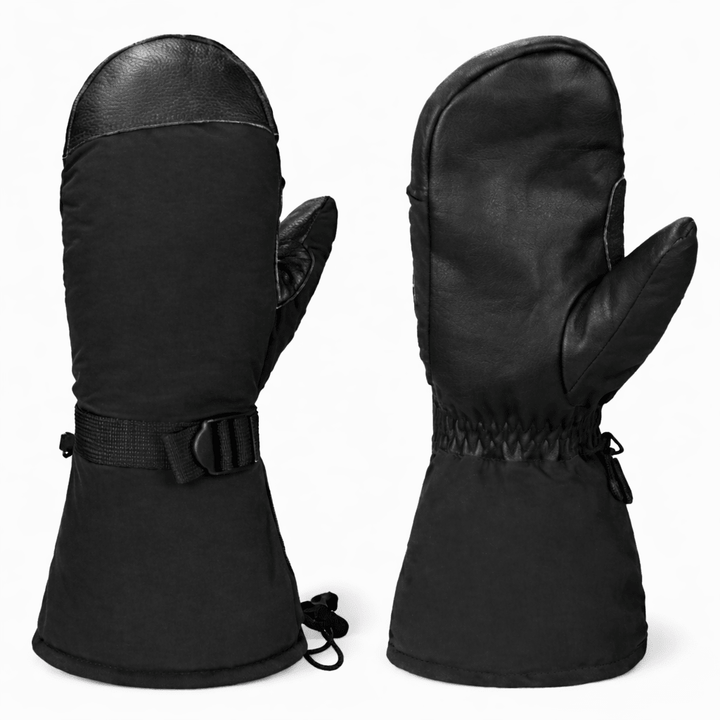 Unisex cold weather gloves with windproof design & touchscreen fingers for outdoor gear.