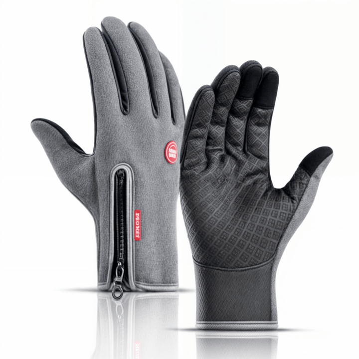 Sleek touchscreen winter gloves offering superior warmth & wind protection for cold climates.