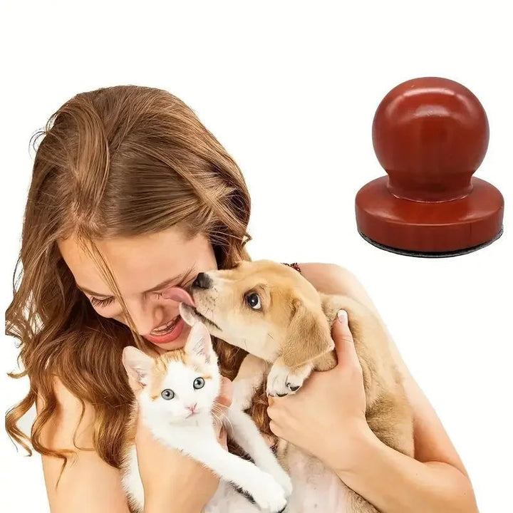 Ergonomic wooden dog nail file, ideal for gentle and effective cat nail care, essential pet grooming supply