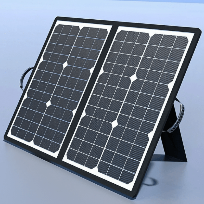 High-power 1000W portable solar panel kit. Perfect for camping, USB-C charging, & adventure tech.