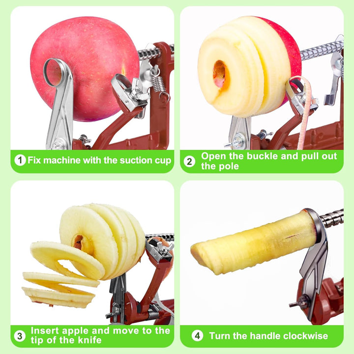 Durable CoreSlicer apple peeler & slicer, designed for easy fruit preparation and healthy snacks.