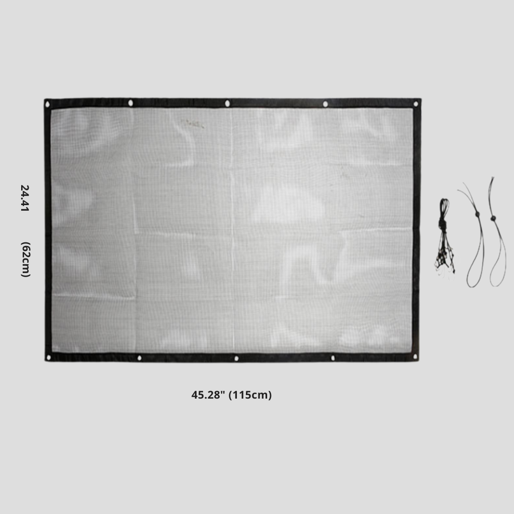New pet car barrier, black mesh vehicle divider for pet safety and travel protection in cars