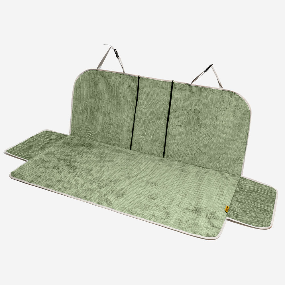 Universal pet car seat cover for SUVs, offering complete protection against pet fur and messes