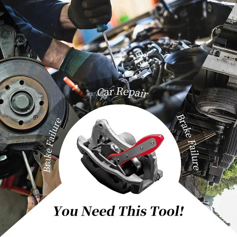 Ratchet brake caliper piston tool for professional and DIY car maintenance & vehicle service.