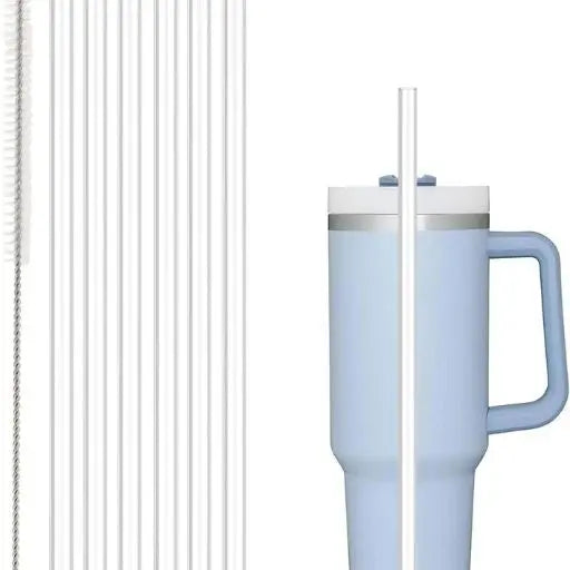 Reusable Tritan replacement straws for tumblers, water bottles & drinkware. BPA-free & durable.