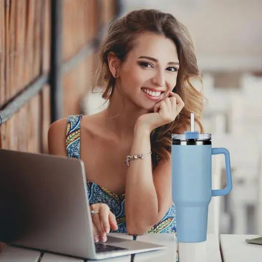 Clear universal replacement drinking straws for Stanley tumblers, Hydro Flask water bottles & more.
