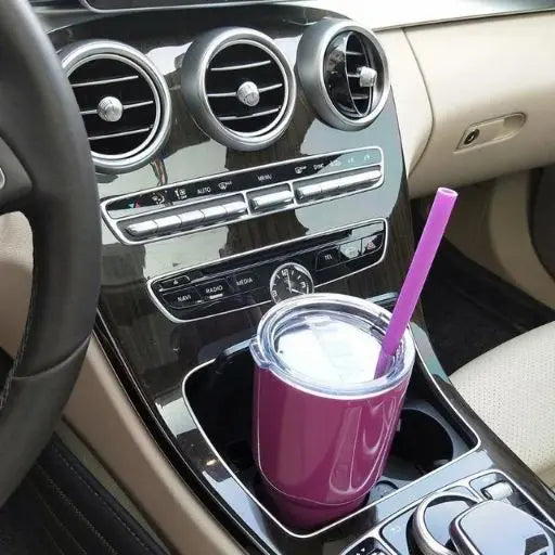 BPA-free Tritan replacement straws. Universal fit for tumblers, water bottles & drinkware. Easy to clean.