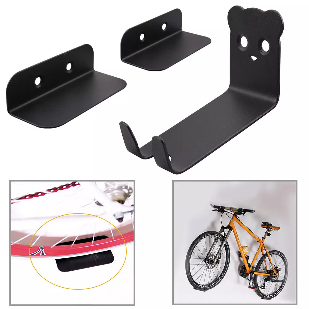 Space-saving bike wall mount for efficient garage organization. Keep your bicycle secure & off the floor.