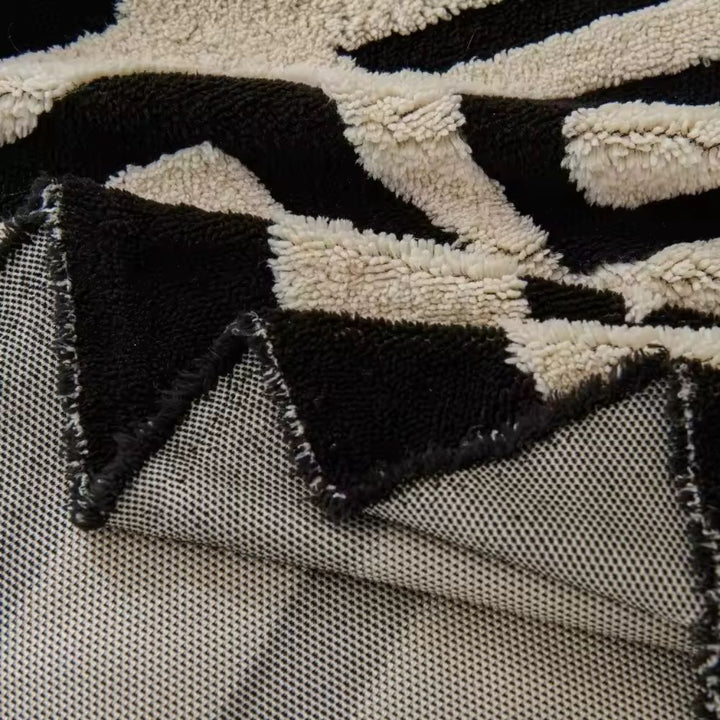 Well-fitted Urban Maze non-slip sofa cover, a modern jacquard microfiber furniture protector for living room style.