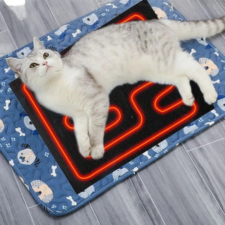 Durable USB pet heating pad, providing warmth for dogs and cats, suitable for indoor and outdoor use