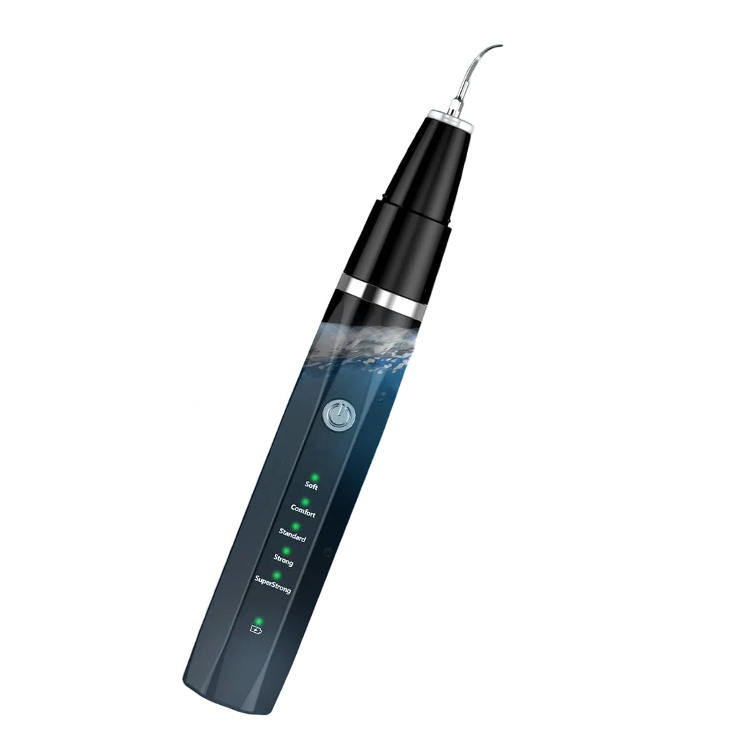 Close-up of pet dental cleaner, highlighting its design for effective plaque and tartar removal in dogs and cats.