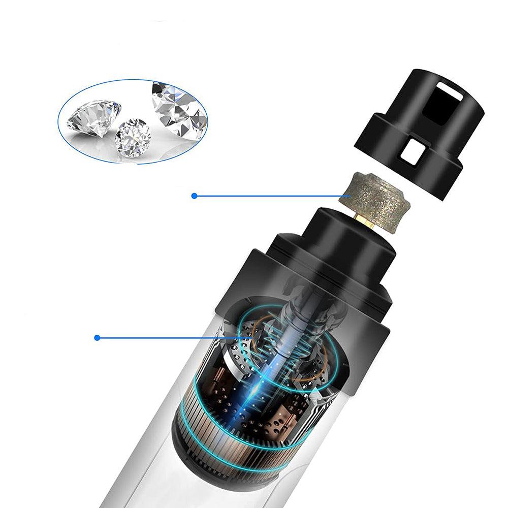 Diamond head pet nail grinder, LED light, USB charged, effective for dog and cat nails