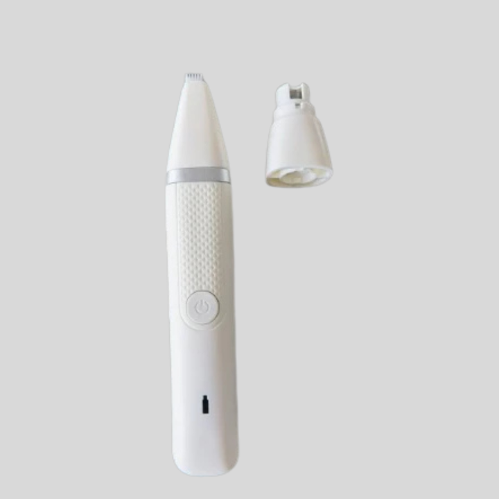 Cordless pet groomer: USB rechargeable nail polisher & hair trimmer for efficient pet care.