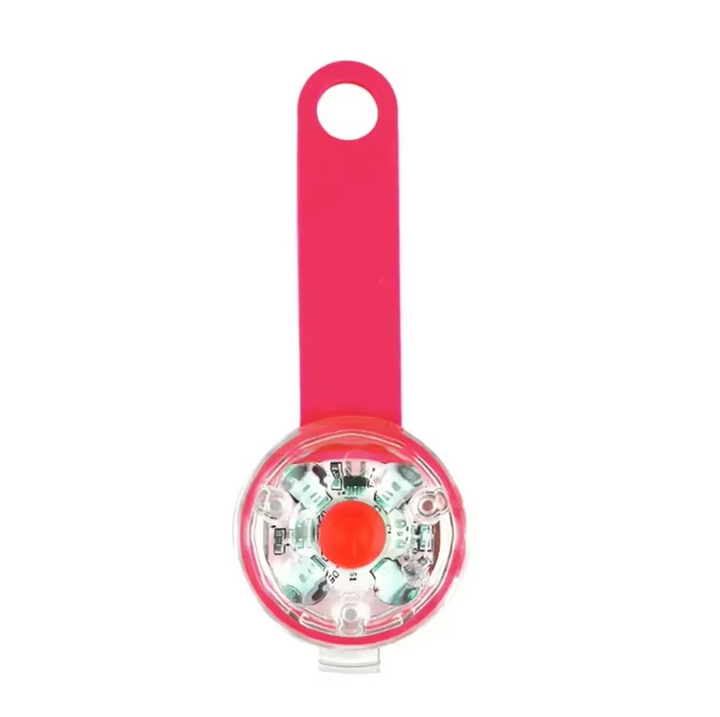 Durable waterproof pet safety light, rechargeable and bright for dog and cat outdoor adventures
