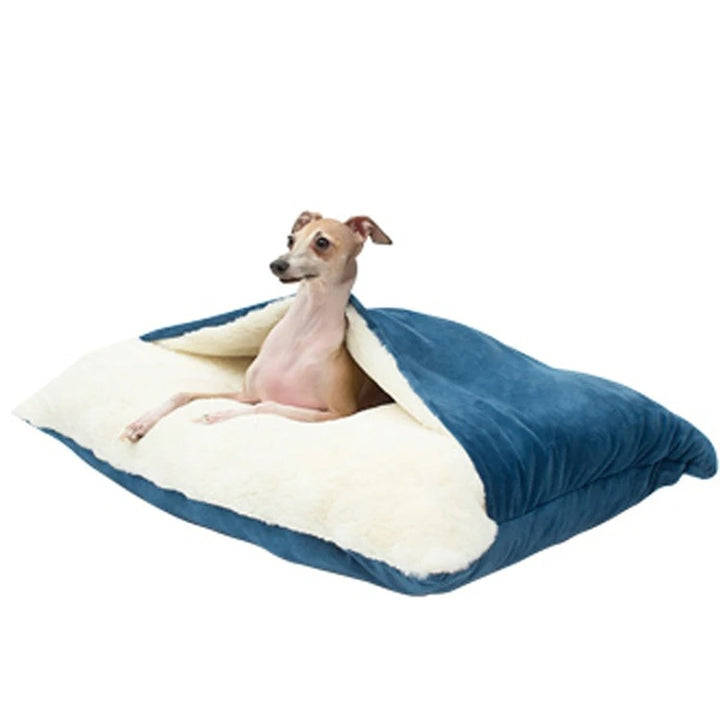 Soft Fuzzy Pet Sleeping Bag Dog Bed for Small to Medium Dogs