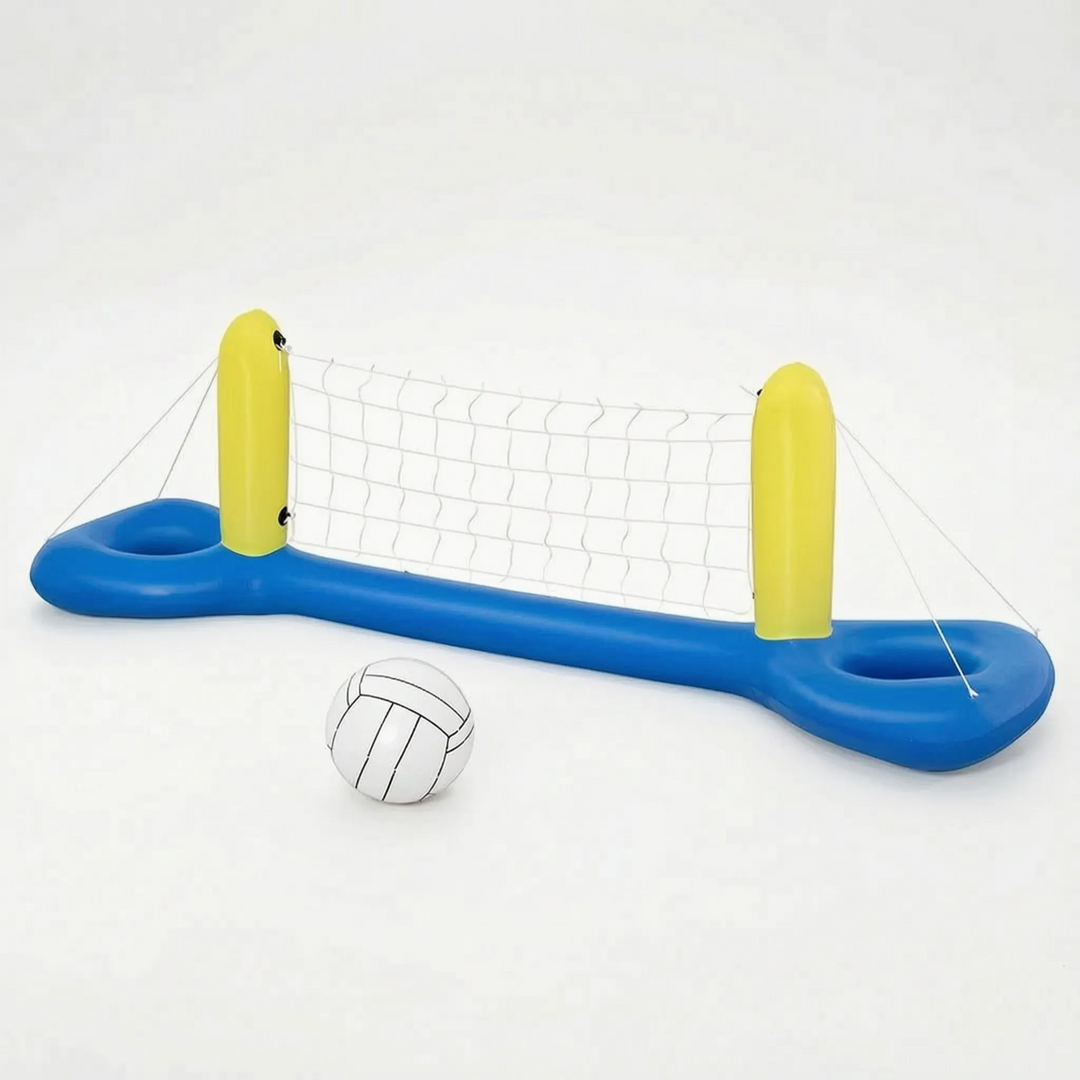 Easy-to-set-up floating pool game, ideal for family water fun, summer parties, and active play in pools or lakes.