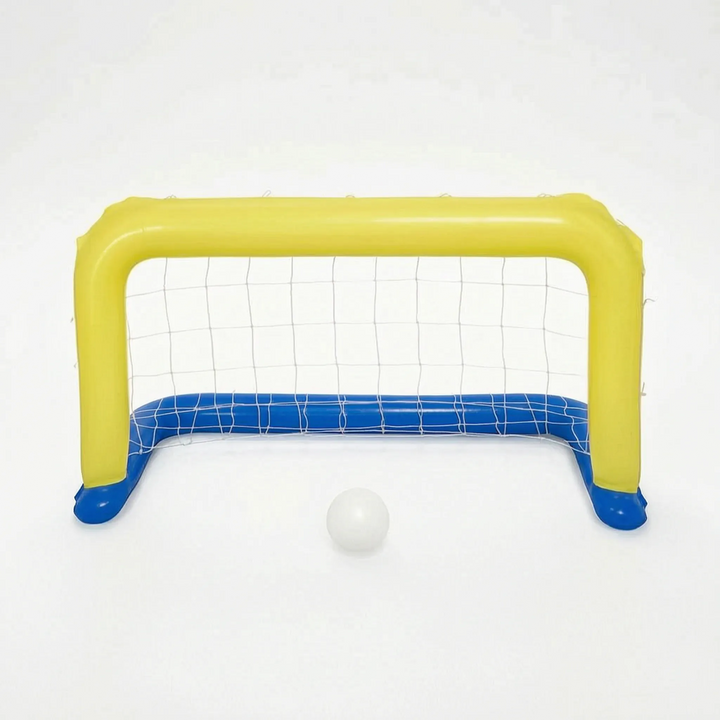 Brightly colored floating pool game engaging kids and adults in exciting water fun, an essential summer outdoor toy.